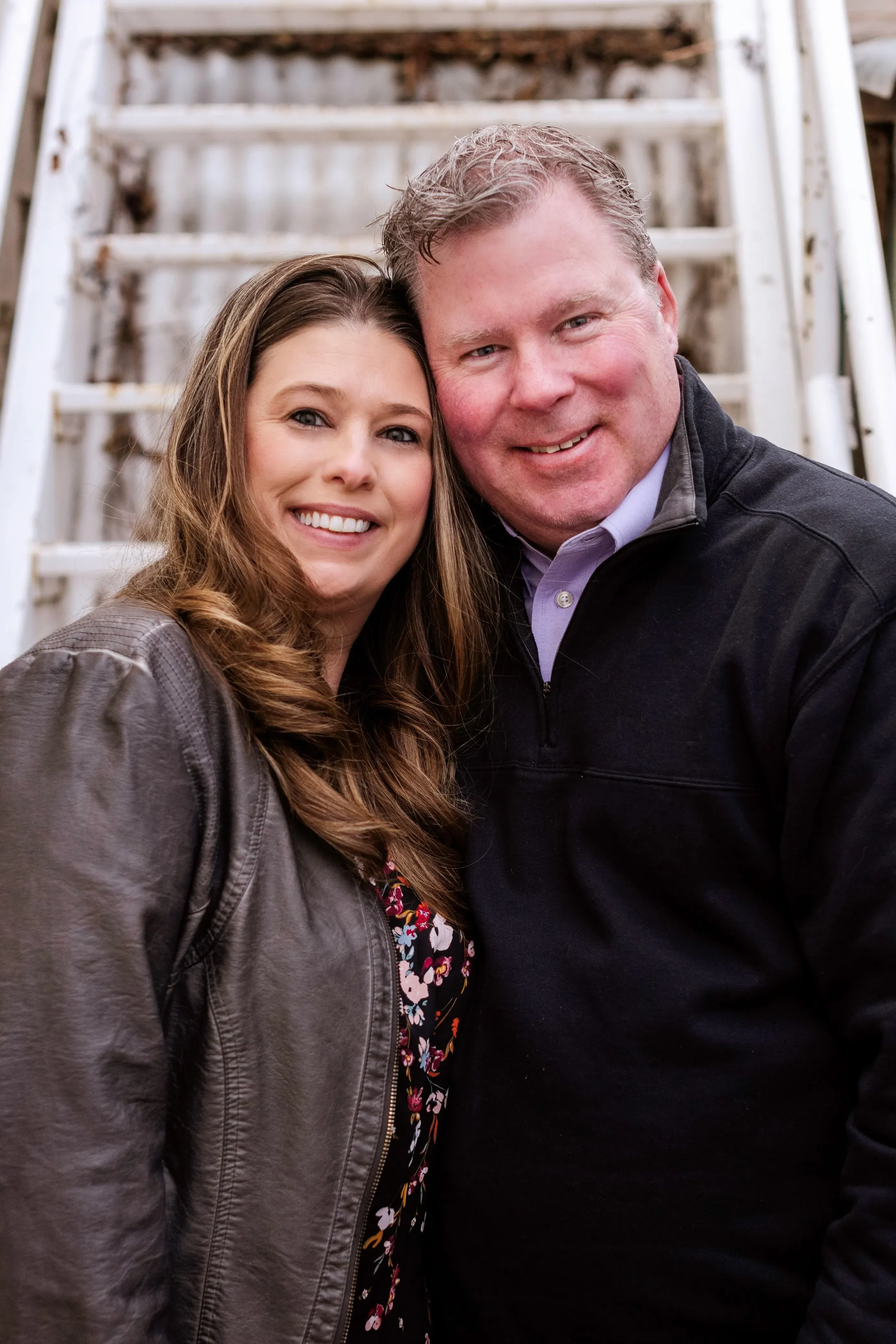 Eric and Amanda Thompson, co-owners of Thompson Insurance Agency